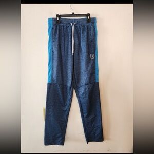AND1 Blue Slim Joggers Basketball Running Drawstring Pockets size mens small